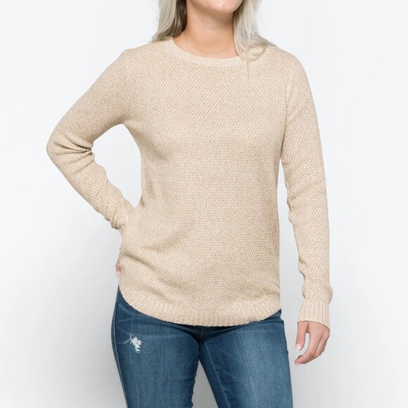 Pink Clover Sweaters - PINK CLOVER Nickole Textured Sweater - XL